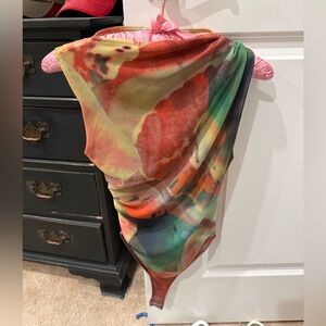 Zara Pink and Cream Satin Detail